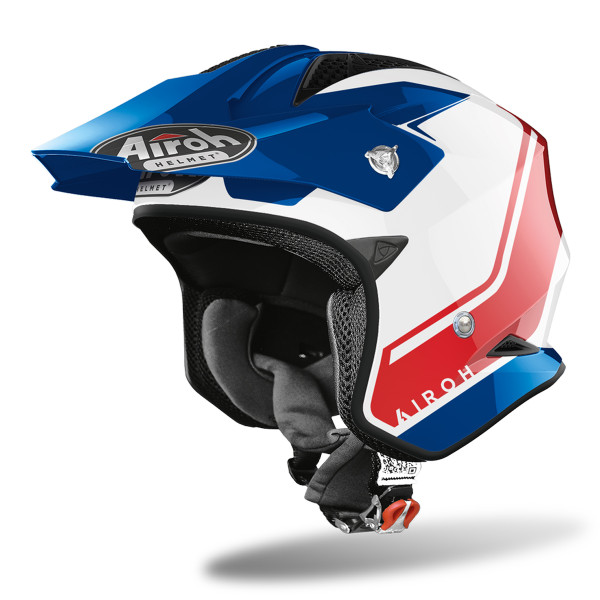 AIROH Airoh TRR S Keen Blue/Red Gloss